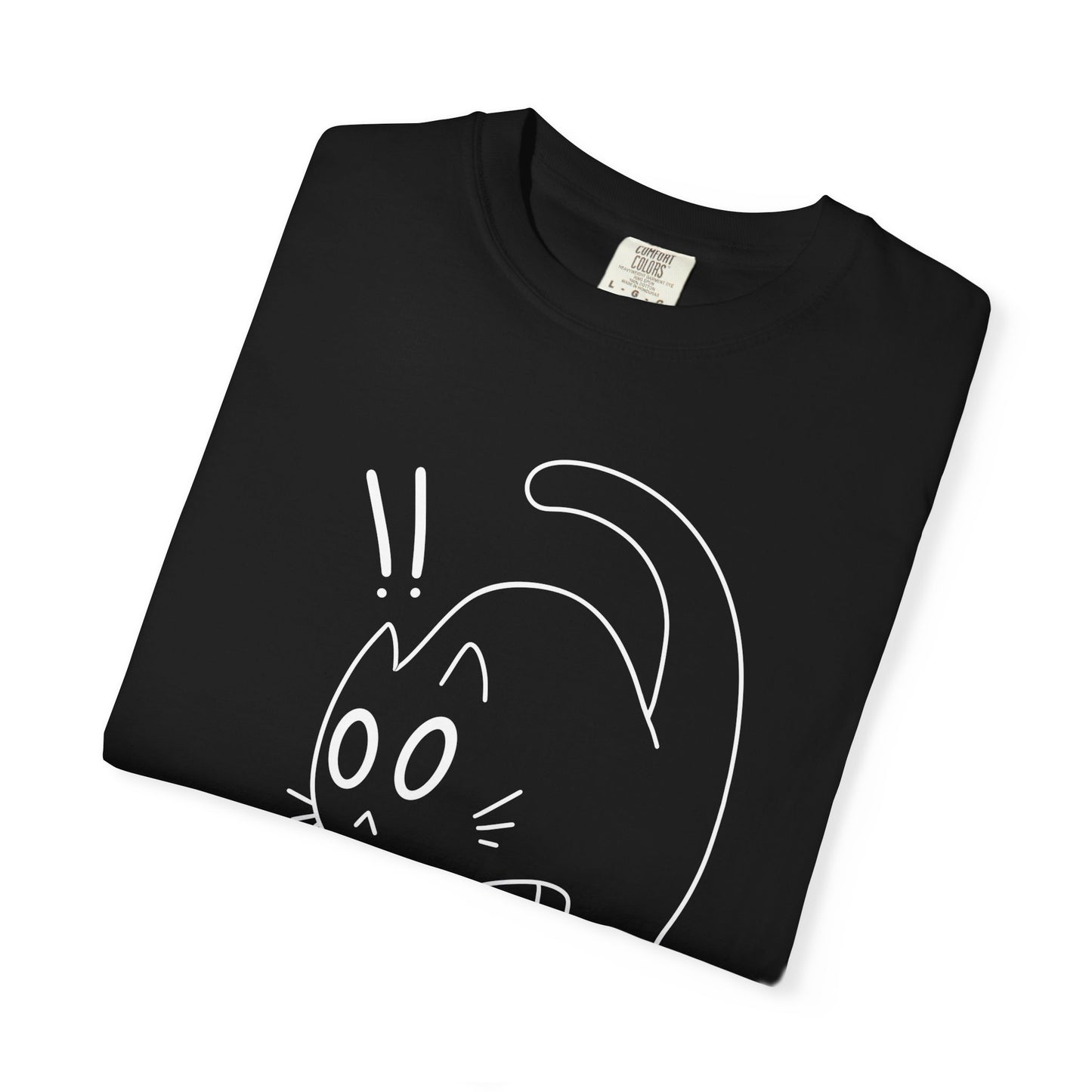 Spooky Pickle - Cucumber Jumpscare Cat T-Shirt