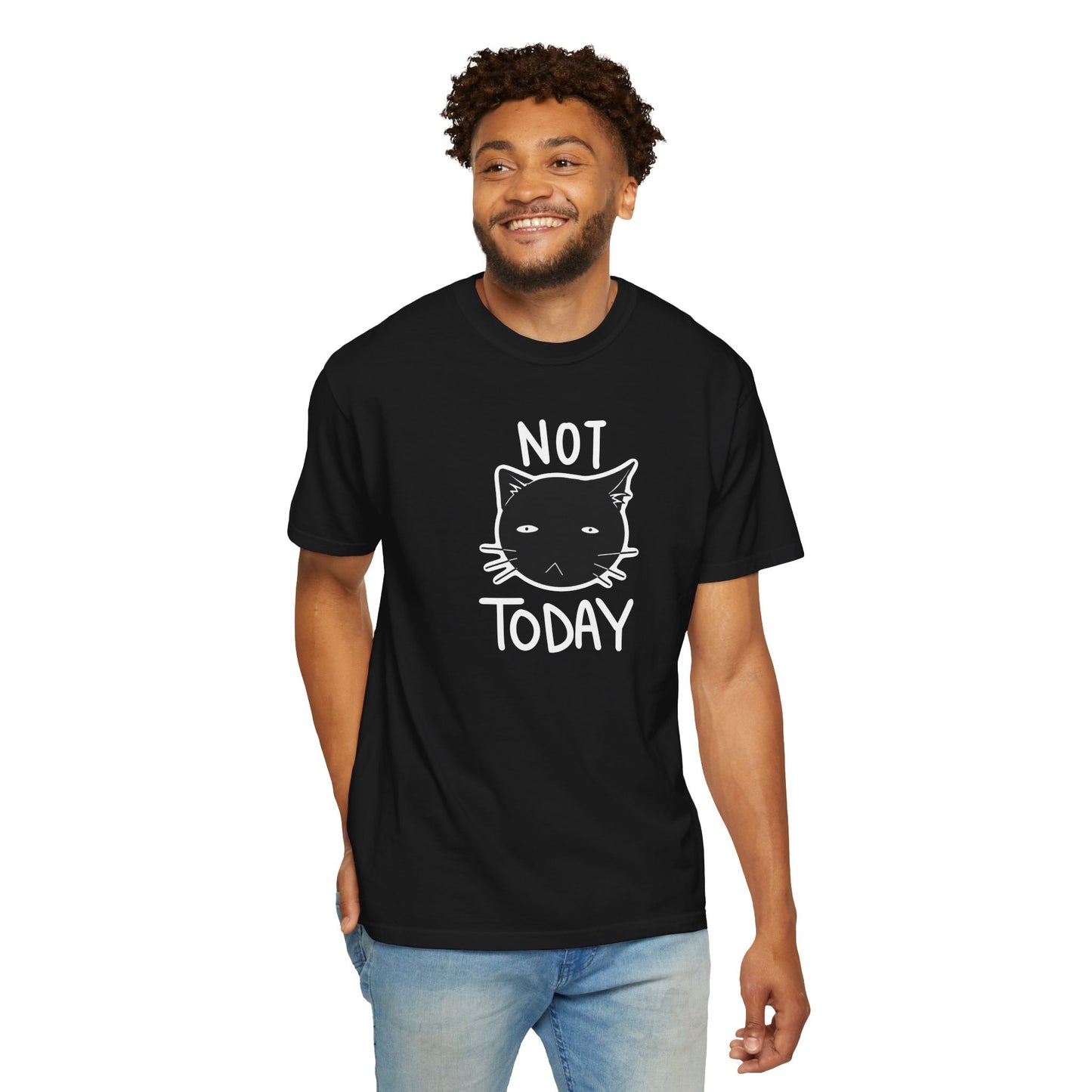 Not Today Disgruntled Cat T-Shirt