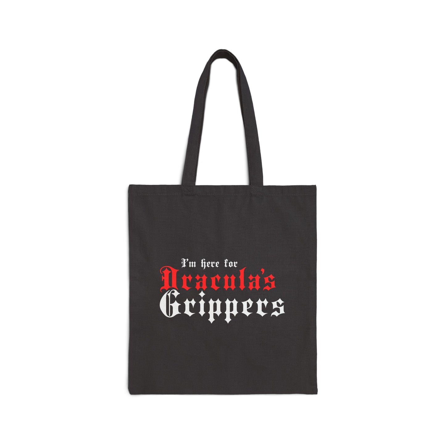 Dracula's Grippers Cotton Canvas Tote Bag