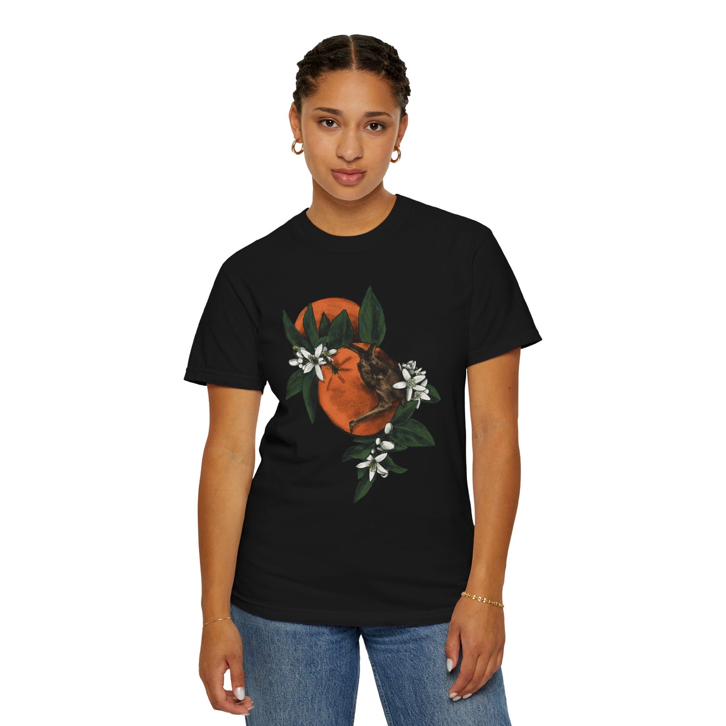 Florida Bonneted Bat on Orange Blossoms T-Shirt