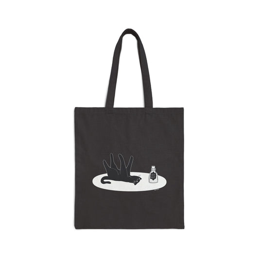 Cat Nip Cotton Canvas Tote Bag