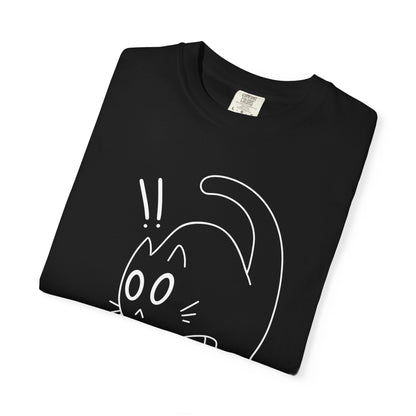 Spooky Pickle - Cucumber Jumpscare Cat T-Shirt