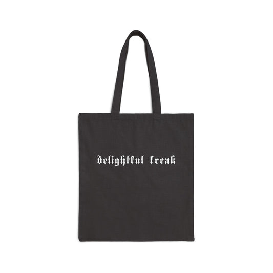 Delightful Freak Cotton Canvas Tote Bag