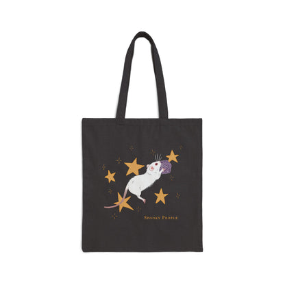 Rodent of Rolling Cotton Canvas Tote Bag