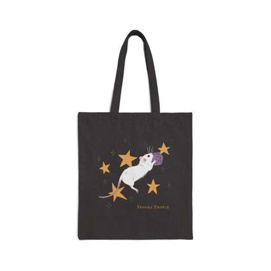 Rodent of Rolling Cotton Canvas Tote Bag