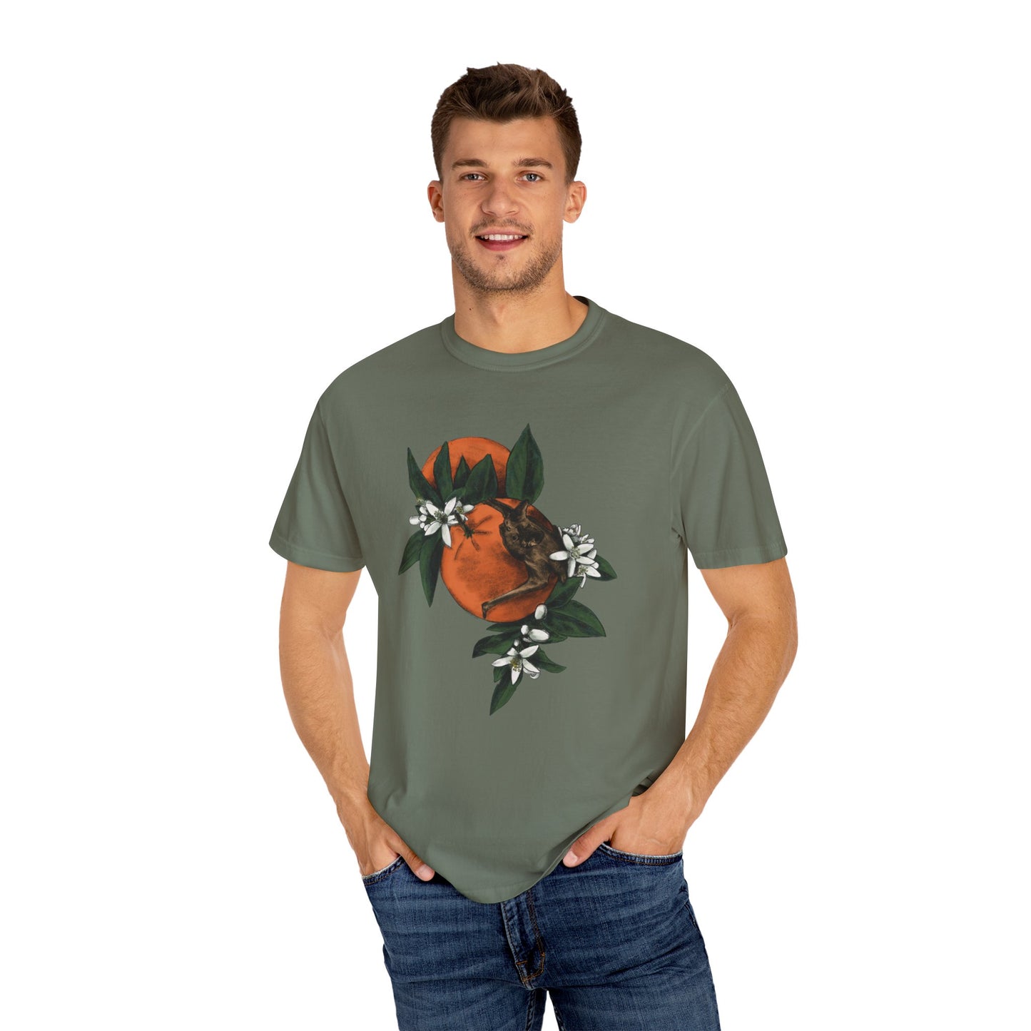 Florida Bonneted Bat on Orange Blossoms T-Shirt