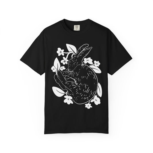 Violet Fauna-graphy Rabbit T-Shirt